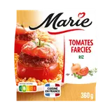 Plat cuisiné individuel Tomates farcies et riz à la tomate MARIE 360g
