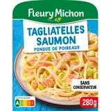 Plat cuisiné Individuel tagliatelles au saumon et ciboulette FLEURY MICHON - 280g