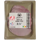Rôti de Porc Label Rouge - x4 tranches, 180g