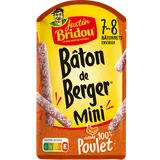 Saucisson Mini Bâton de Berger Poulet - JUSTIN BRIDOU - 80g - 8 batônnets