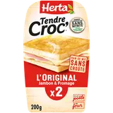 Croque Monsieur Jambon Fromage Sans Croute Sans Nitrite HERTA x2 - 200g