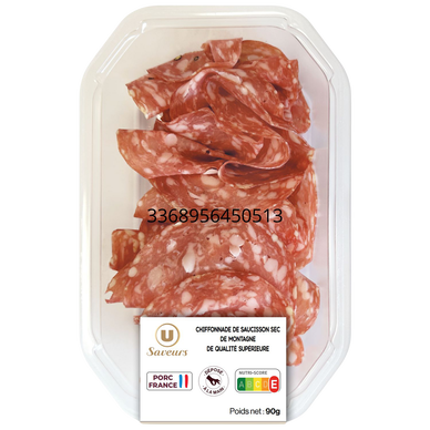 Chiffonnade de saucisson sec de montagne, 90g