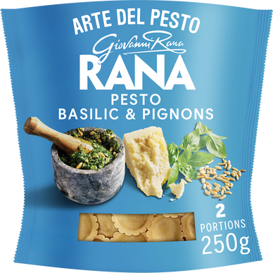 Pâtes Fraiches Girasoli Pesto alla Genovese basilic et pignons RANA -le paquet de 250g
