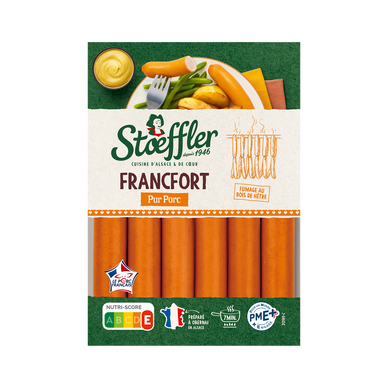 Saucisse de Francfort STOEFFLER, 6x40g