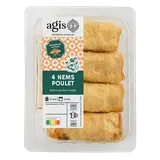 Nem au poulet, AGIS, 4 pièces, 260g