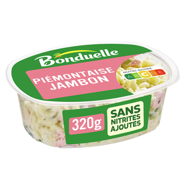 Salade piémontaise au jambon cuit supérieur et à la tomate fraiche BONDUELLE - 320g