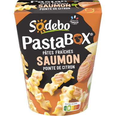Pastabox fusili au saumon SODEBO 300G