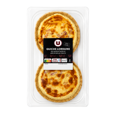 Quiche Lorraine, 2 pièces, 280g