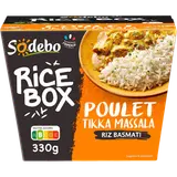 SODEBO RICEBOX 330G POULET TIKKA
