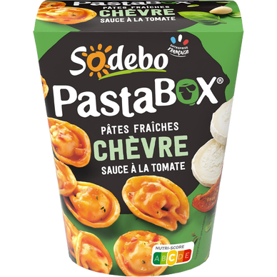 Salade Tortellini chèvre sauce à la tomate SODEBO 280g