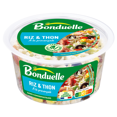 Salade Riz à la Provençale au thon et basilic BONDUELLE, 180g