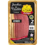 Jambon de Vendée à poêler IGP, PETITGAS, 2 tranches, 180g