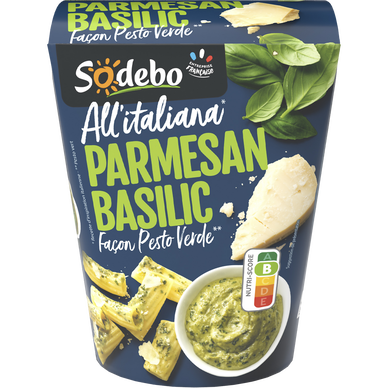 Rigatoni all'Italiana parmesan basilic pesto SODEBO 280g