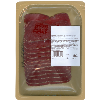 Viande séchée de boeuf, 12 Tranches