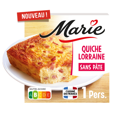 Quiche Lorraine sans pâte MARIE 180g