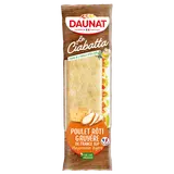 Sandwich Ciabatta poulet rôti gruyère IGP, DAUNAT, 200g