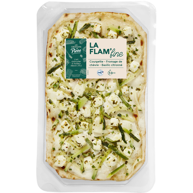 Flam'fine courgette/chèvre frais PIERRE SCHMIDT, 180g