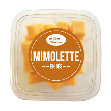 Dés de mimolette, PETIT MARCHE, 120g