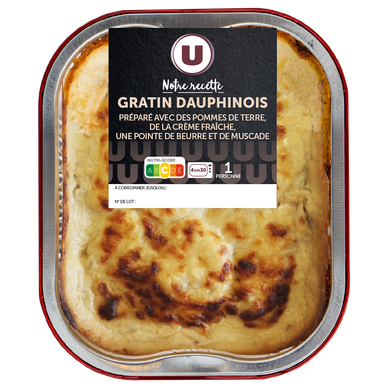 Gratin dauphinois, 1 part, 320g