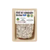 Pâté de campagne Breton au sel de Guérande, IGP, GUYADER, 160g