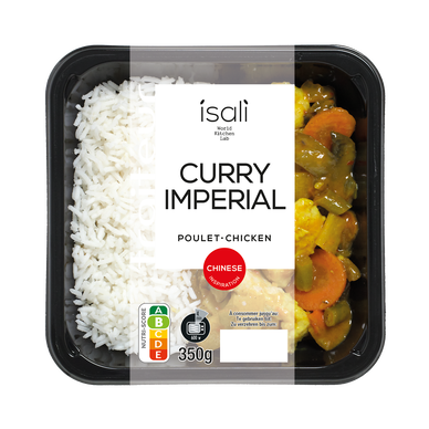 Poulet curry et riz ISALI, 1 part, 350g