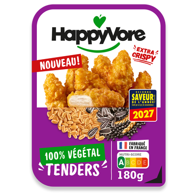 Tenders végétaux et gourmands HAPPYVORE 180g