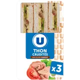 Sandwich thon crudités U x3 210g