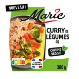 Curry de légumes, lait de coco riz à l'oriental MARIE 300g
