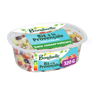 Salade Riz à la Provençale au thon et au basilic BONDUELLE, 320g