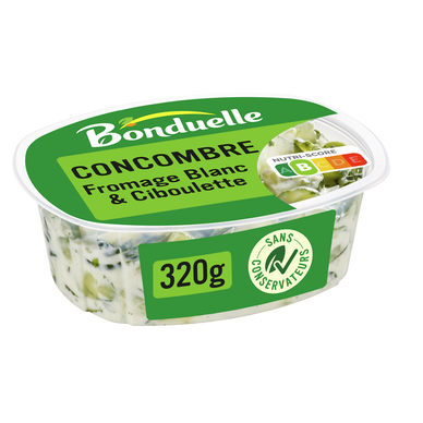 Salade concombres au fromage blanc et ciboulette BONDUELLE 320g
