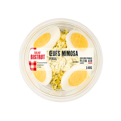 Salad'bistrot oeuf mayonnaise mimosa, 1 part, 140g