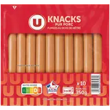 Saucisses knacks de Strasbourg JEAN FLOCH x10 350g