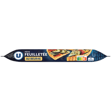 Pâte feuilletée au beurre prête à dérouler  230g