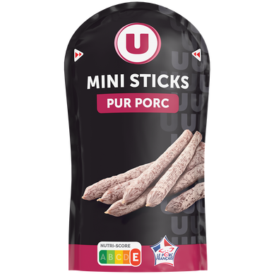 Mini sticks Saucisson Sec Pur Porc - 100g