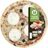 Pizza chèvre lardons fumés - 450g