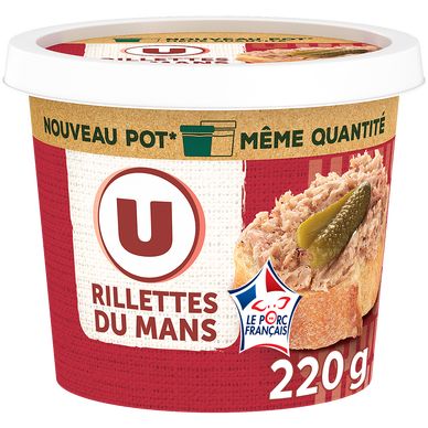 Rillettes du Mans Pur Porc - 220g