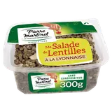 Salade de lentilles à la lyonnaise aux oignons émincés PIERRE MARTINET, 300g