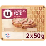 Mousse de foie supérieure pur porc U 2x50g