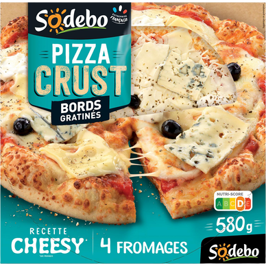 Pizza Crust-Cheesy 4 fromages SODEBO, 580g