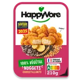 Nuggets vegetaux et gourmands HAPPYVORE 210g