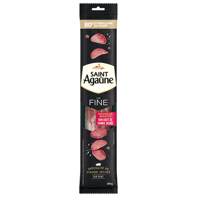 Saucisson de viande séchée la fine SAINT AGAUNE 200g