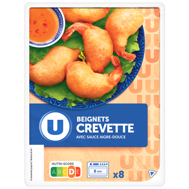 Beignets de crevettes U x8 160g