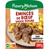 Plat cuisiné Individuel émincés de boeuf sauce poivre  FLEURY MICHON -280g