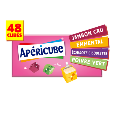 Fromage apéritif Incontournables de l'apéro APERICUBE - 48 cubes 250g