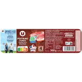 Poitrine de porc fumée - 4 tranches épaisses - 300g