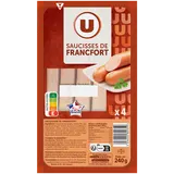 Saucisses de Francfort - x4, 240g
