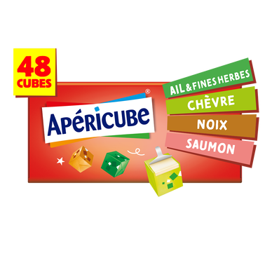 Fromage apéritif Tonic APERICUBE - 48 cubes 250g
