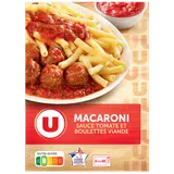 Macaronnis sauce tomates et boulettes U 280g