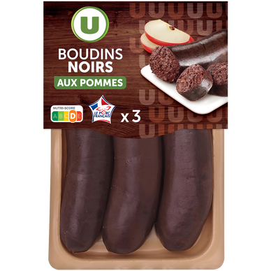 Boudin noir aux pommes - x3, 375g