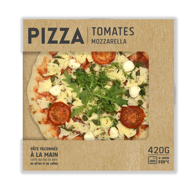 Pizza tomate mozzarella, 420g
